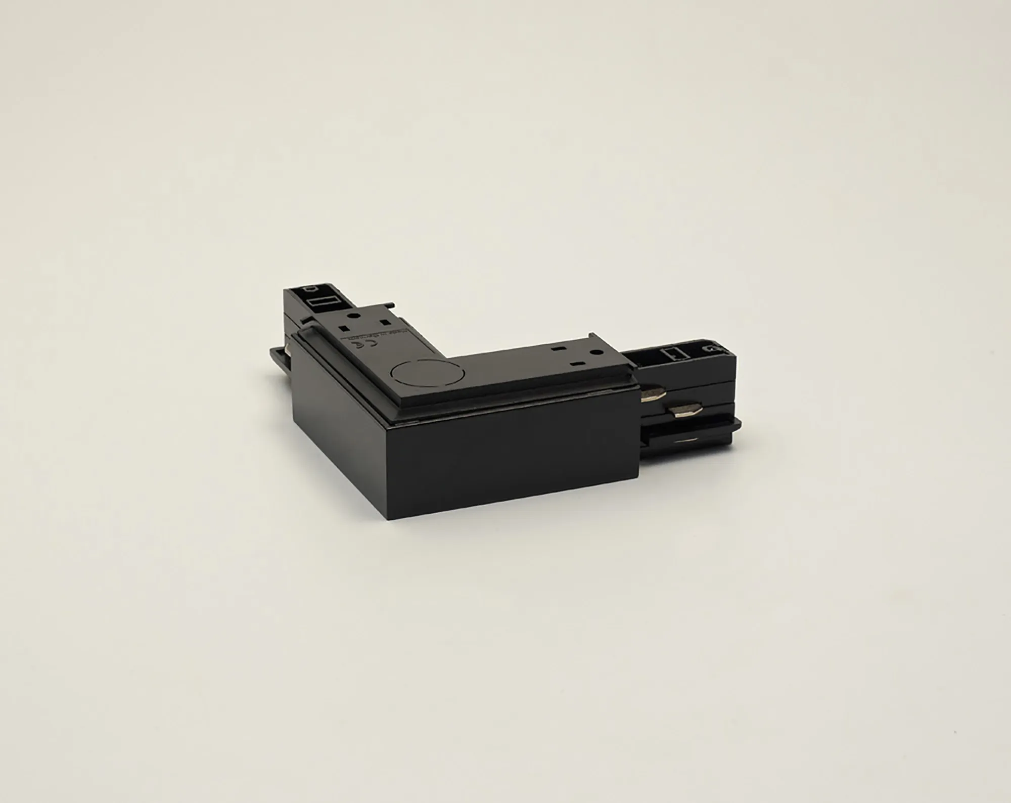 L Coupler With Feeding Option 3 Circuit Surface Mounted Track 555 1 1209 2  Eutrac 3 Circuit Surface-Black